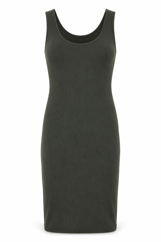PRETTYLITTLETHING Womens Green Polyester Bodycon Size 8 Round Neck Pullover