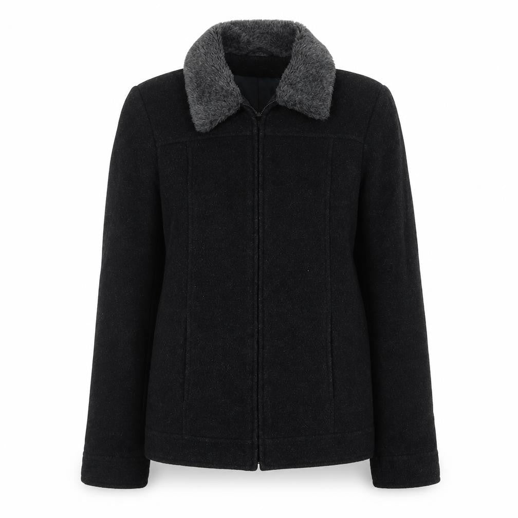 Dorothy Perkins Womens Black Jacket Size 10 Zip