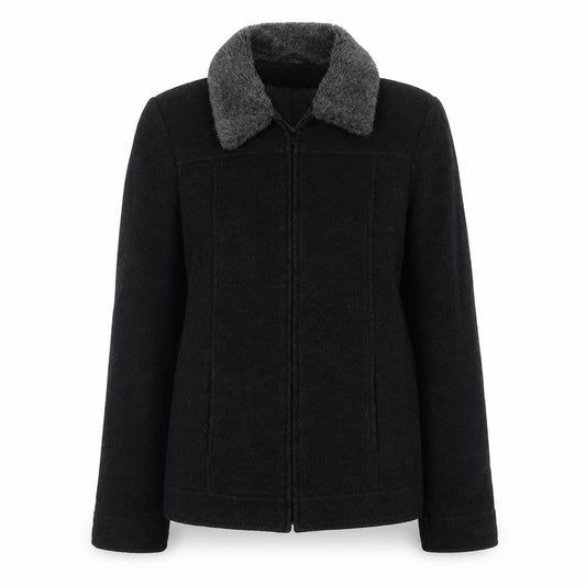 Dorothy Perkins Womens Black Jacket Size 10 Zip