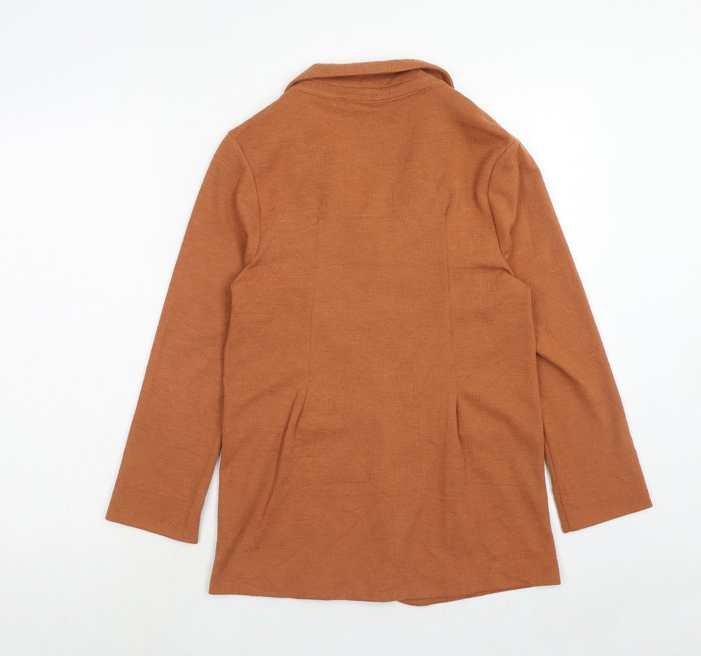 New Look Womens Brown Jacket Size 8 Button