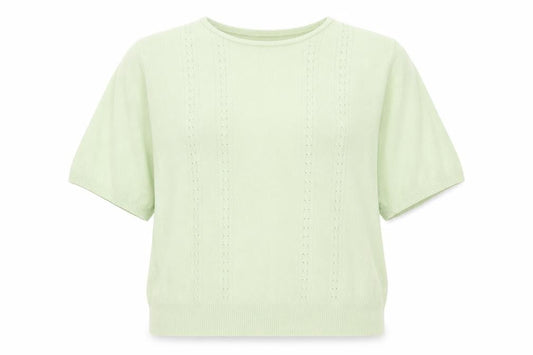 Damart Womens Green Round Neck Acrylic Pullover Jumper Size 16 - Size 16-18