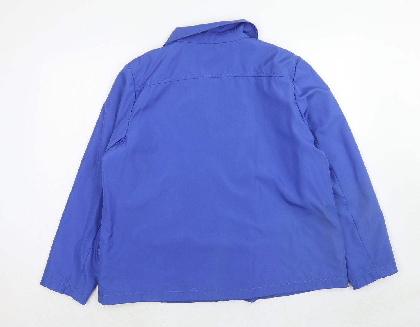Bonmarché Womens Blue Jacket Size L Zip