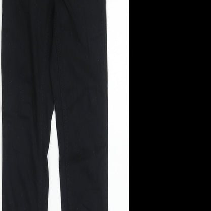H&M Womens Black Cotton Jegging Jeans Size 4 Regular
