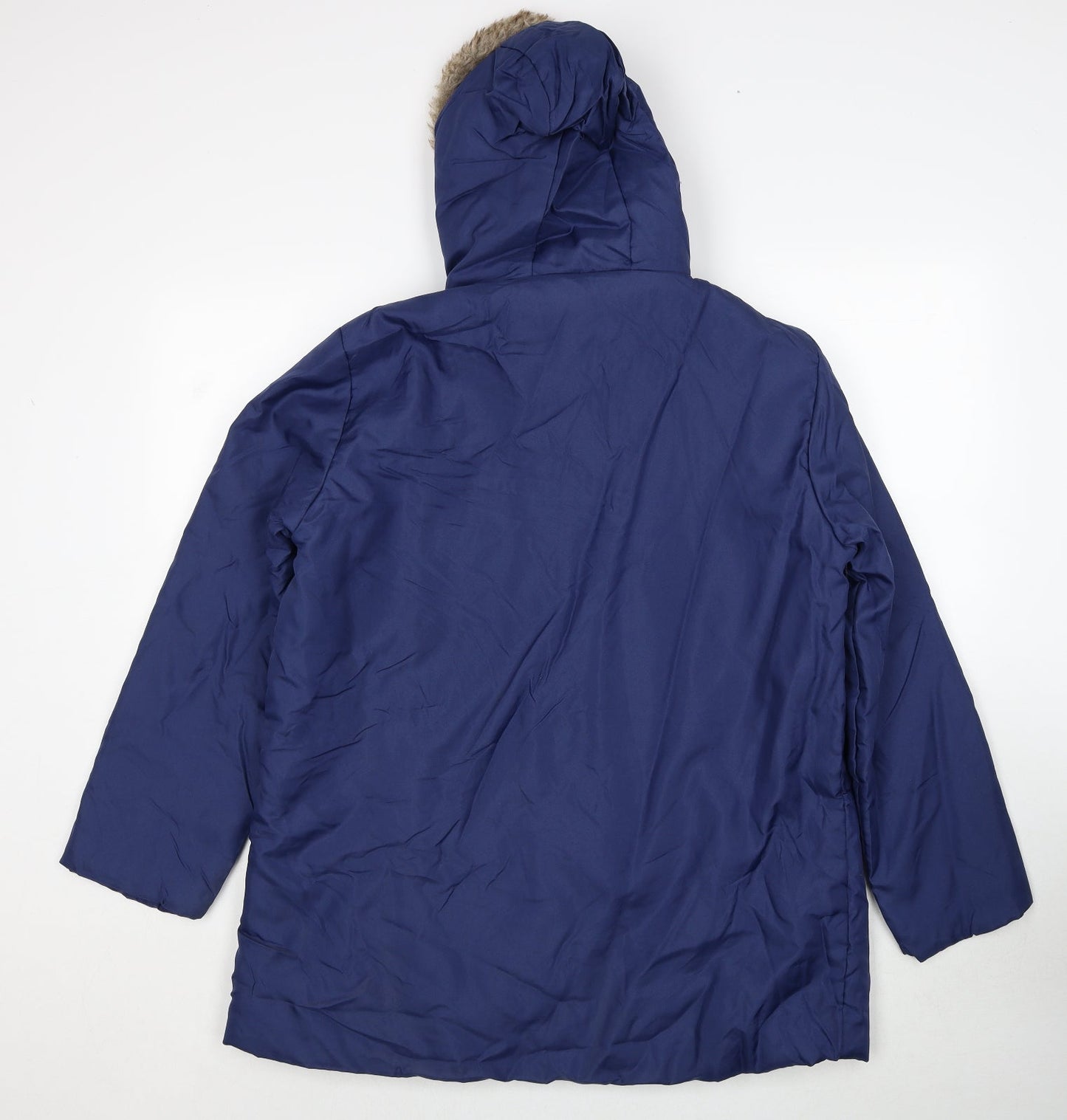 Anne de Lancey Womens Blue Jacket Size M Button