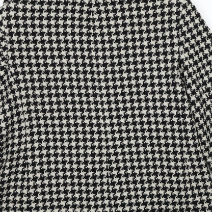 Mackays Womens Black Geometric Jacket Button Size 12