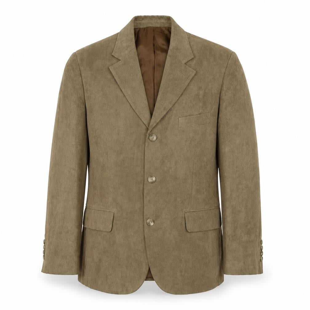 London Road Mens Brown Polyester Jacket Blazer Size 38 Regular