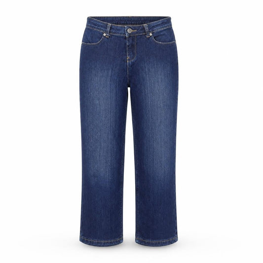 Denim 24/7 Womens Blue Cotton Straight Jeans Size 10 Regular Zip