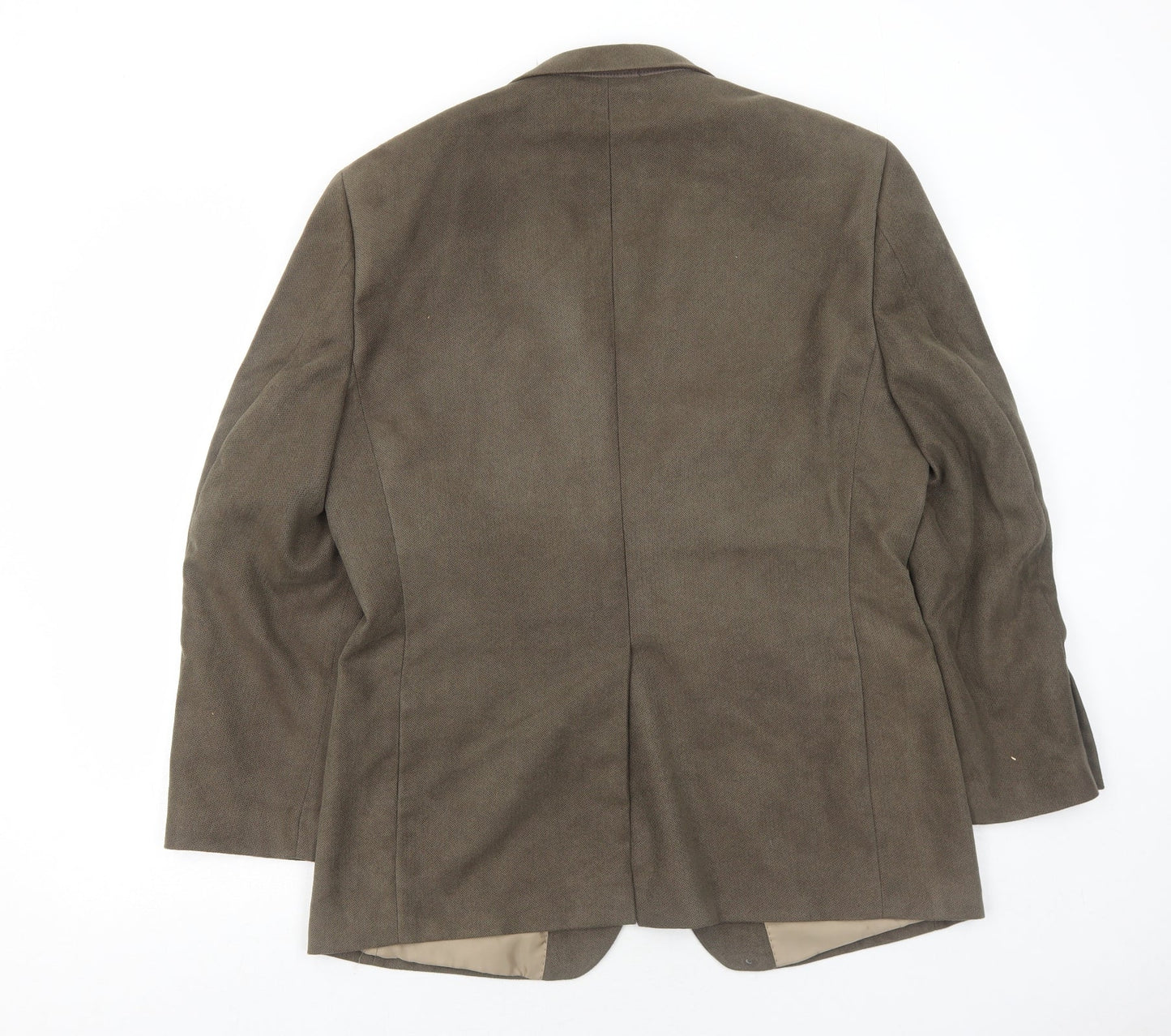 Greenwoods Mens Brown Polyester Jacket Blazer Size 40 Regular