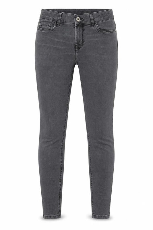 ORSAY Womens Grey Cotton Skinny Jeans Size 10 Regular Zip