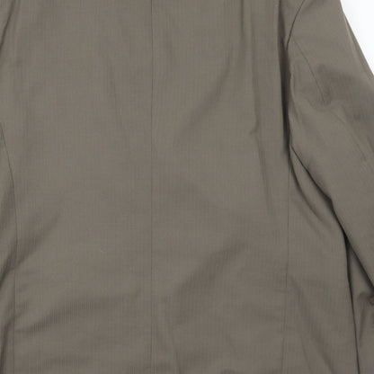 Horne Brothers Mens Brown Polyester Jacket Suit Jacket Size 40 Regular
