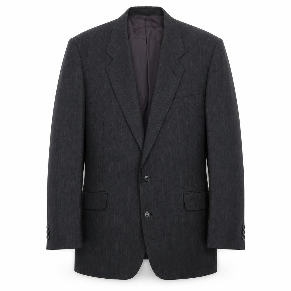 C&A Mens Grey Polyester Jacket Suit Jacket Size 42 Regular