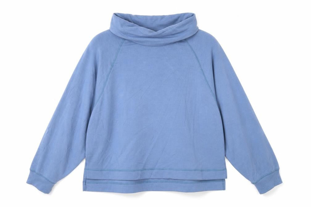 Old Navy Womens Blue Viscose Pullover Sweatshirt Size L Pullover