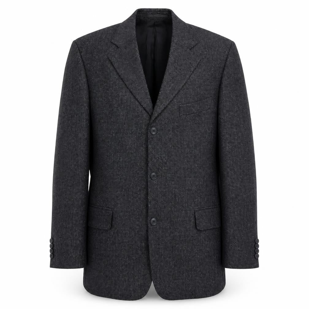 Bozzalla&Lesna Mens Grey Wool Jacket Suit Jacket Size L Regular