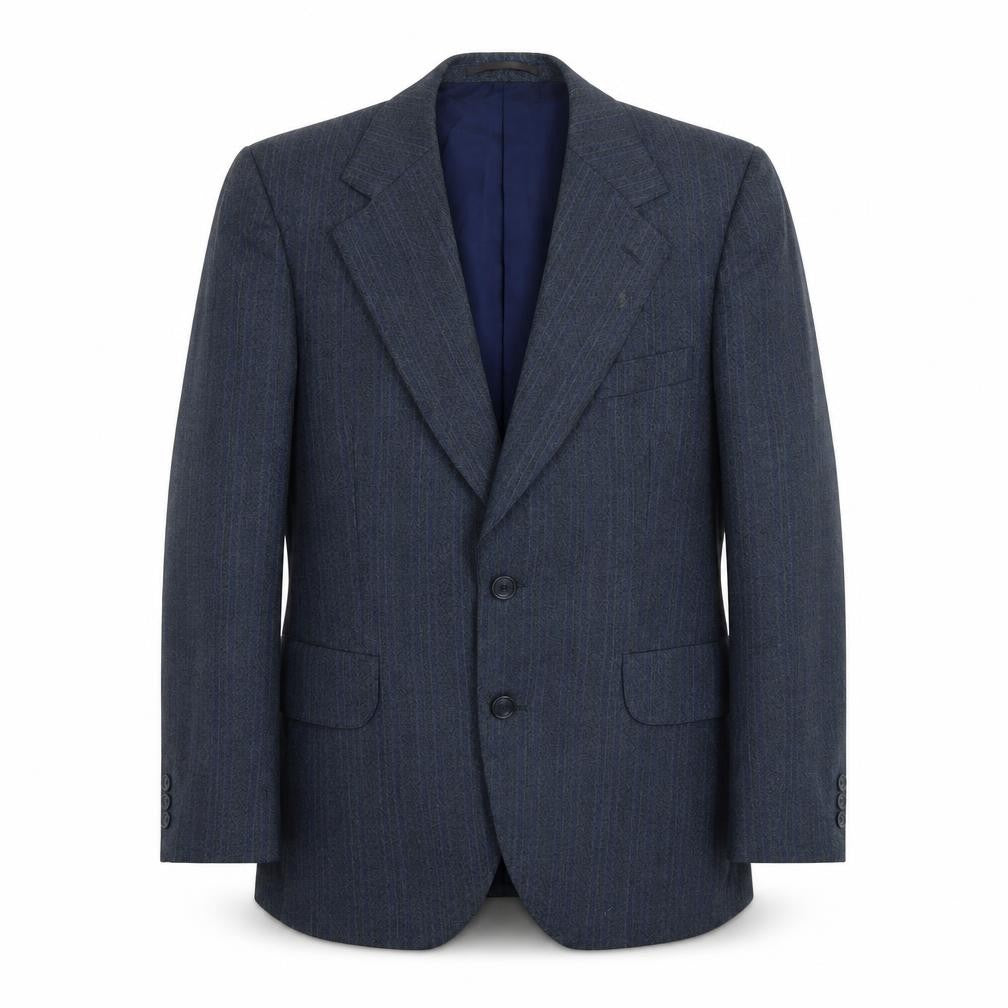 Marks & Spencer Mens Blue Wool Jacket Suit Jacket Size L Regular