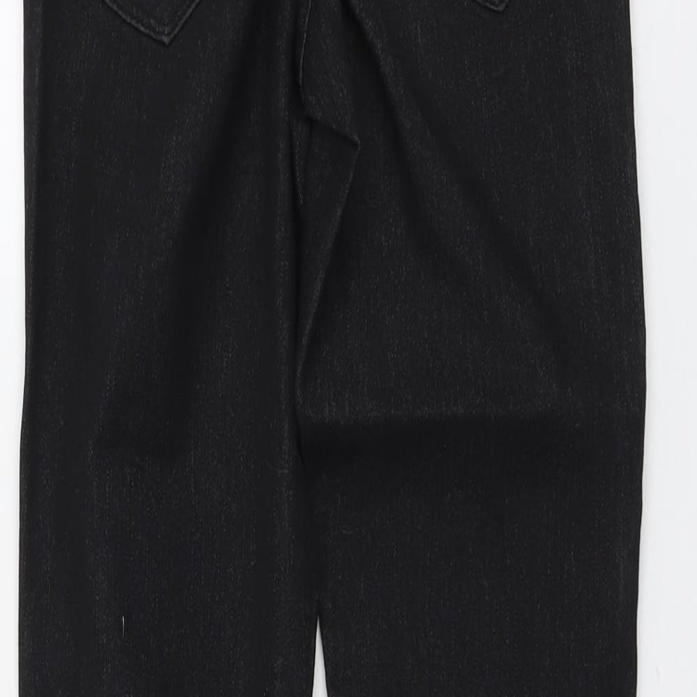 Janina Womens Black Cotton Skinny Jeans Size 8 L31 in Regular Button
