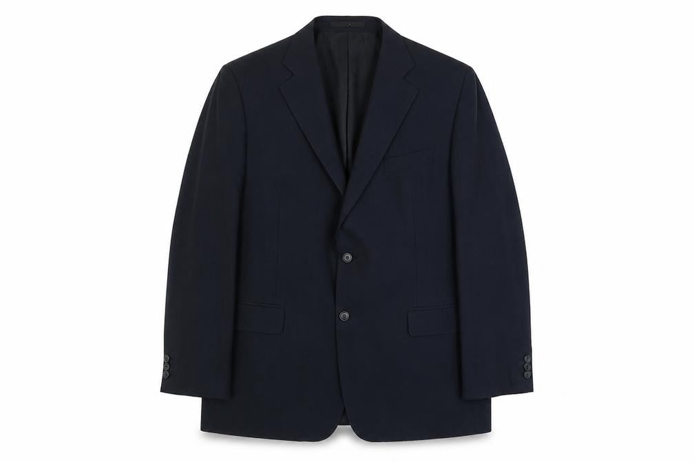 Marks & Spencer Mens Blue Polyacrylate Fibre Jacket Suit Jacket Size L Regular