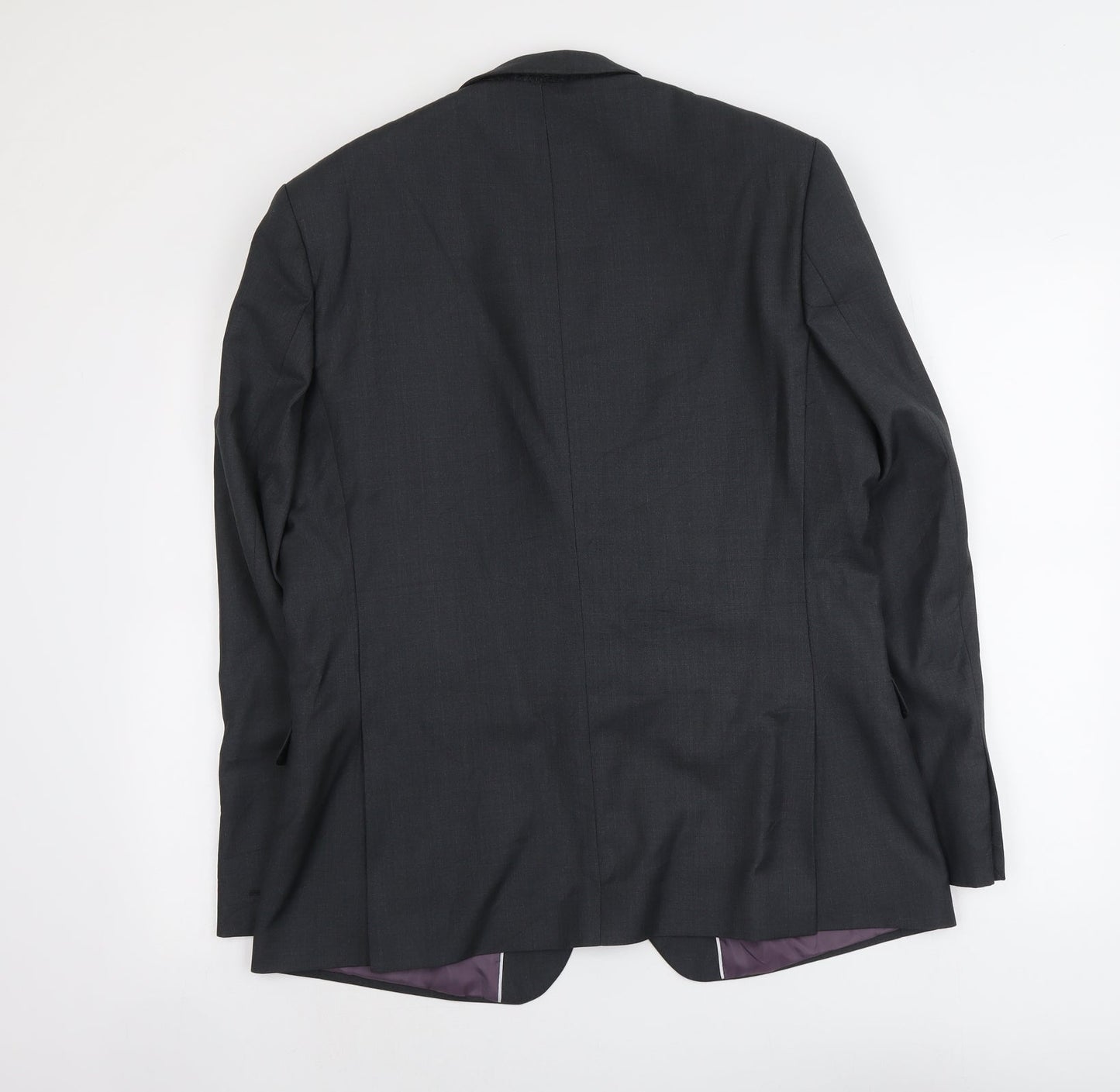 Red Herring Mens Grey Polyester Jacket Suit Jacket Size M Regular