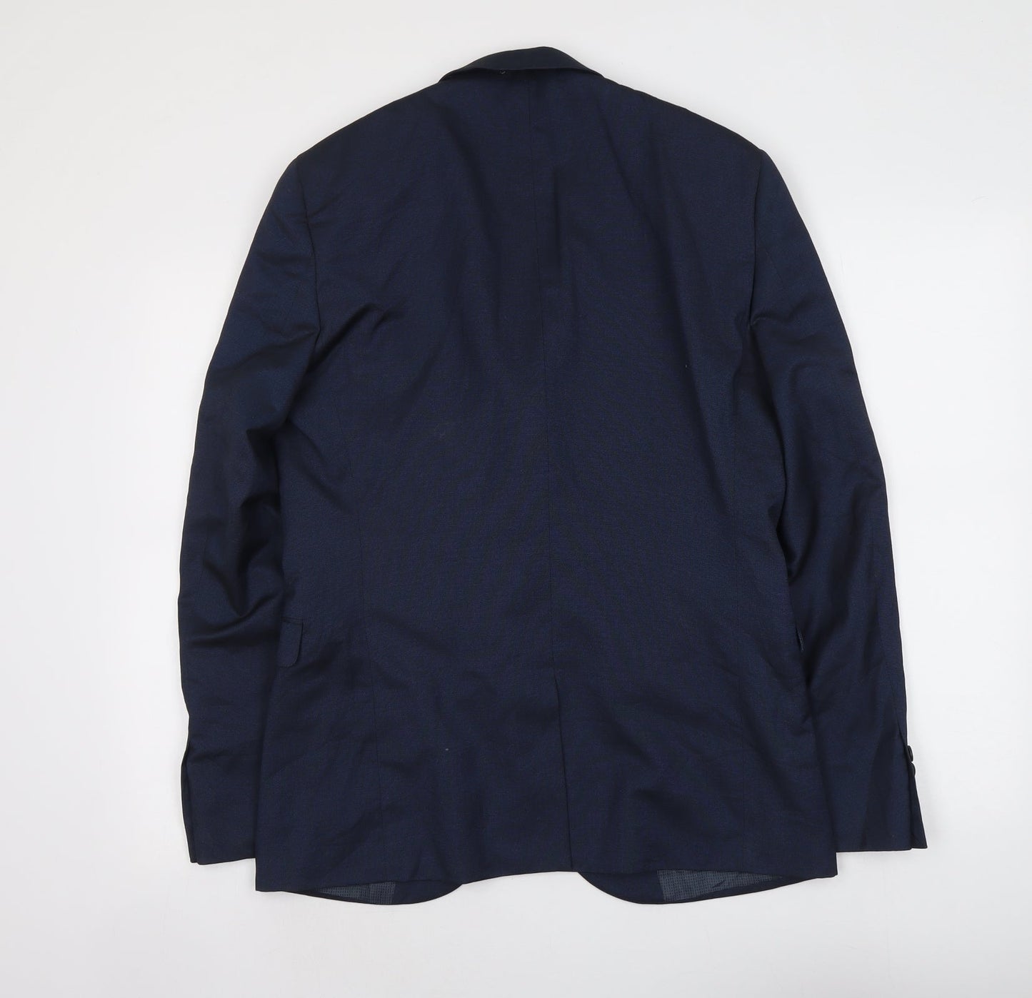 NEXT Mens Blue Polyester Jacket Suit Jacket Size M Regular