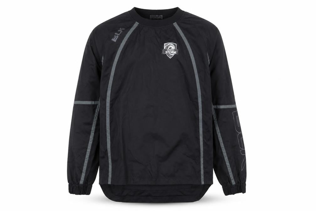 BLK Mens Black Polyester Pullover Sweatshirt Size M