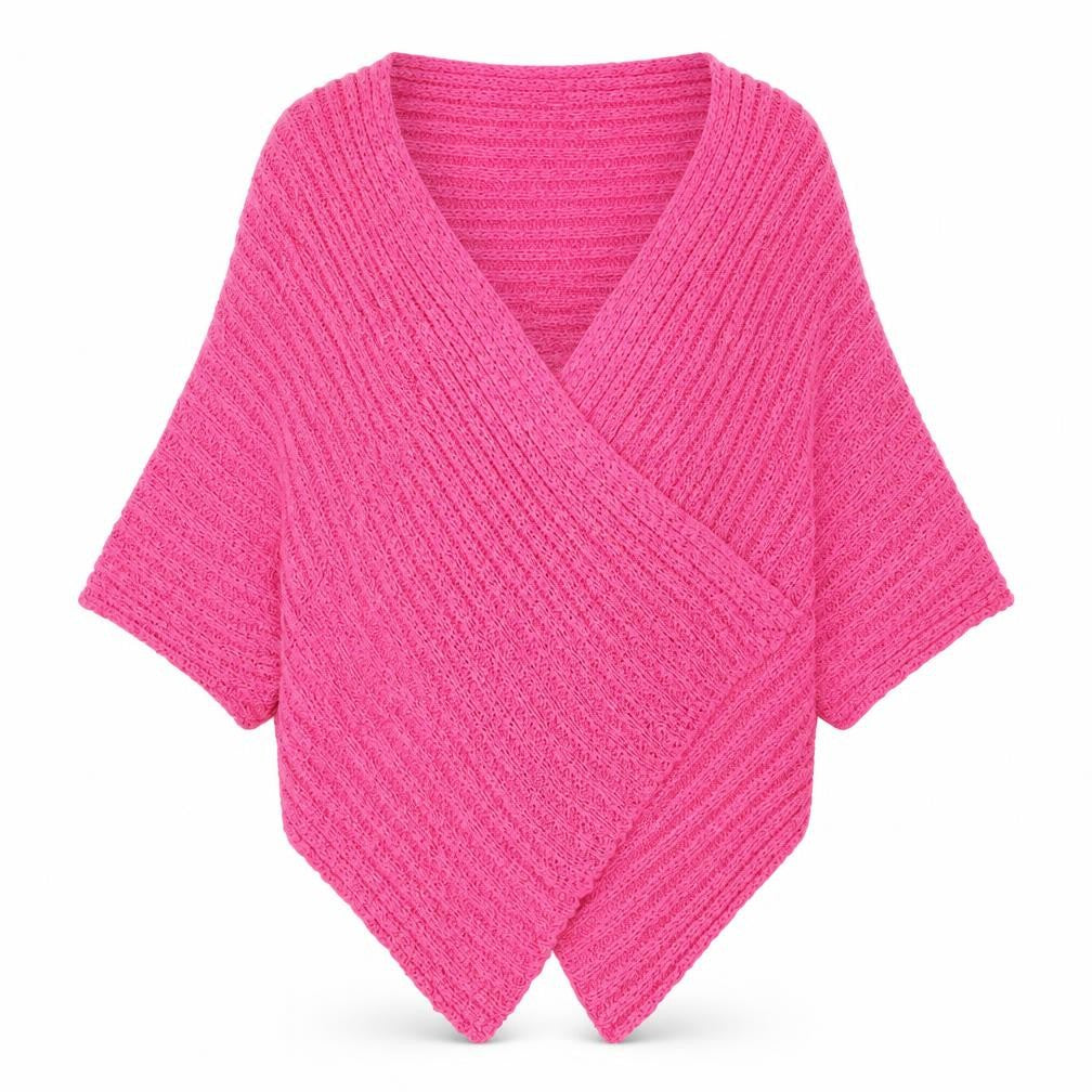 Casamia Womens Pink V-Neck Cotton Cardigan Jumper One Size