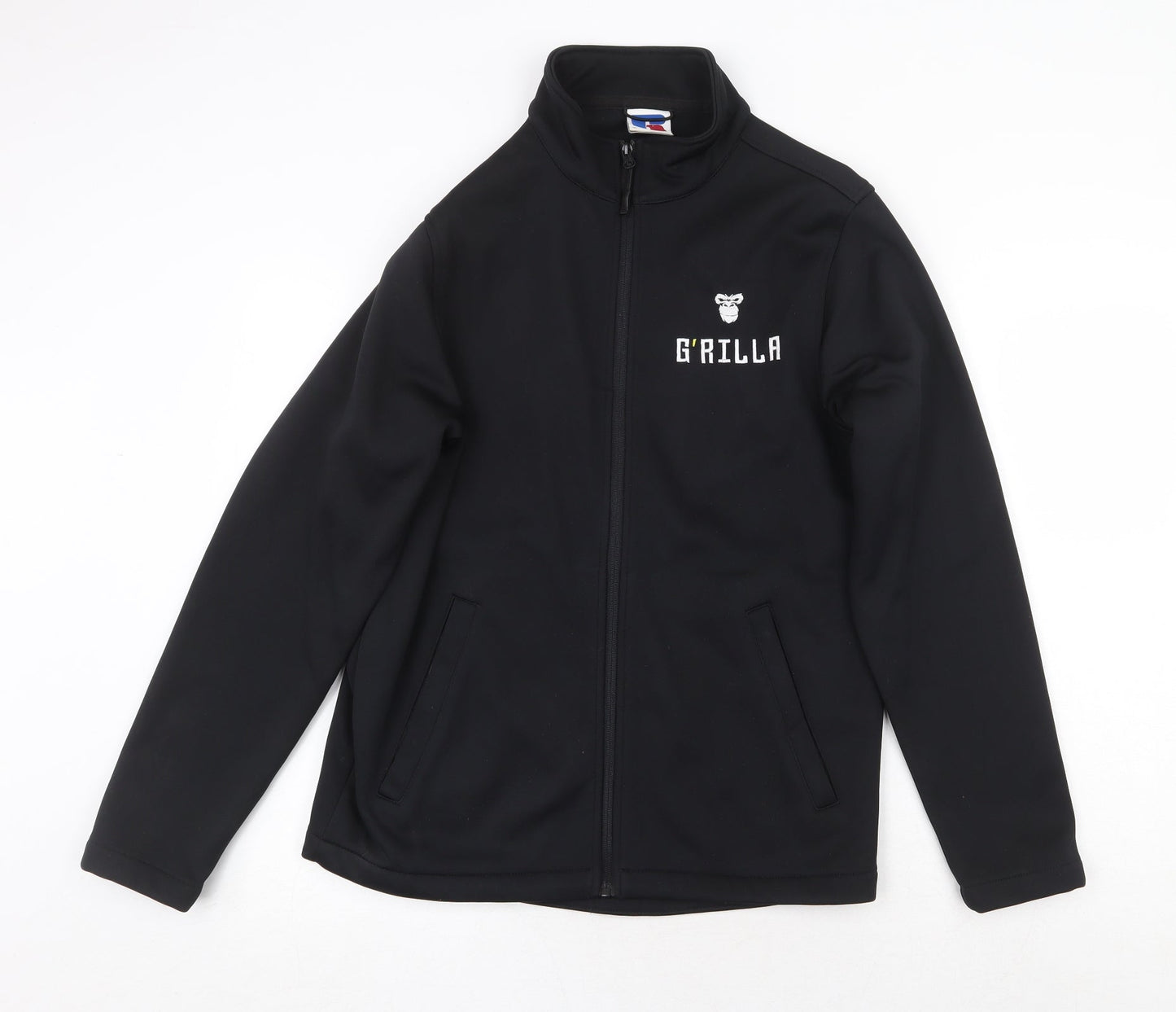 Russell Mens Black Jacket Size S Zip