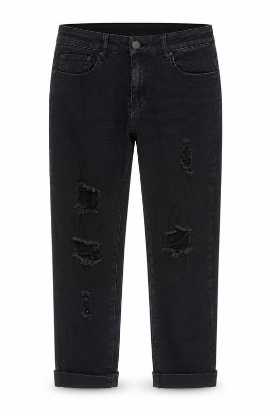 CI SONO Womens Black Cotton Straight Jeans Size 32 in Regular Zip