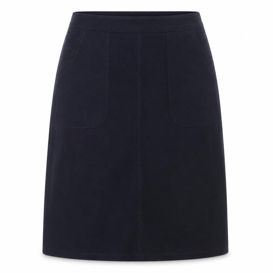 Bonmarché Womens Black Polyester A-Line Skirt Size 12 Regular Zip