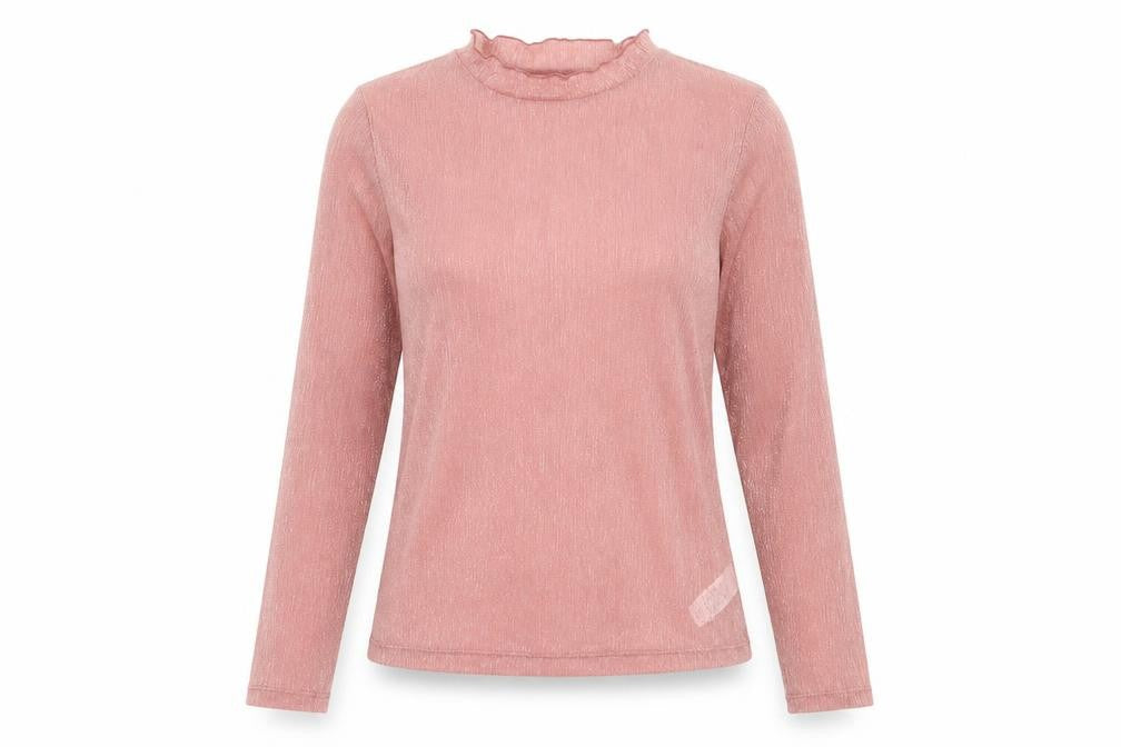 NEXT Womens Pink Polyester Basic T-Shirt Size 6 Round Neck