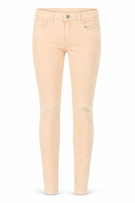 Zara Womens Orange Cotton Skinny Jeans Size 10 Regular Zip