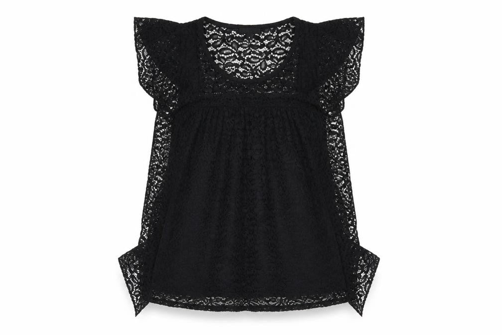River Island Womens Black Geometric Polyamide Basic Tank Size 8 Round Neck