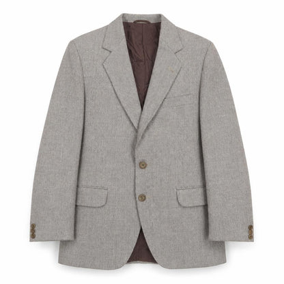 Eural Tergal Mens Brown Polyester Jacket Blazer Size 38 Regular