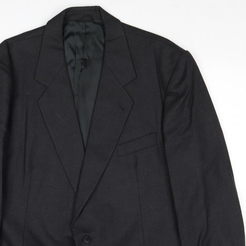 Skopes Mens Grey Wool Jacket Suit Jacket Size 44 Regular