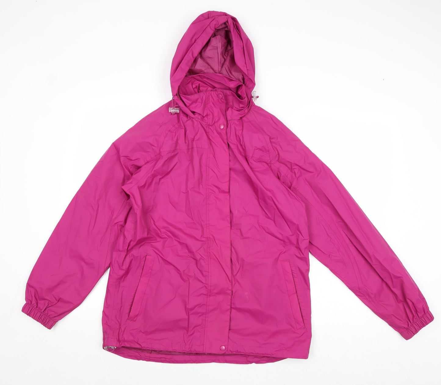 Neutral Territory Womens Pink Windbreaker Jacket Size S Zip