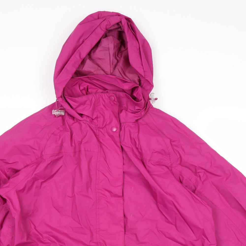 Neutral Territory Womens Pink Windbreaker Jacket Size S Zip
