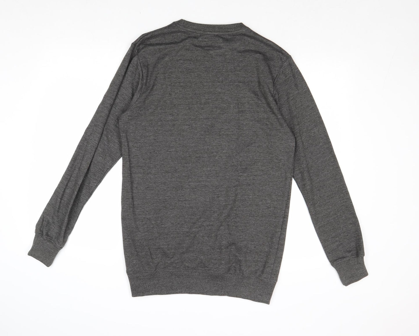 Boohoo Mens Grey Polyester Pullover Sweatshirt Size M