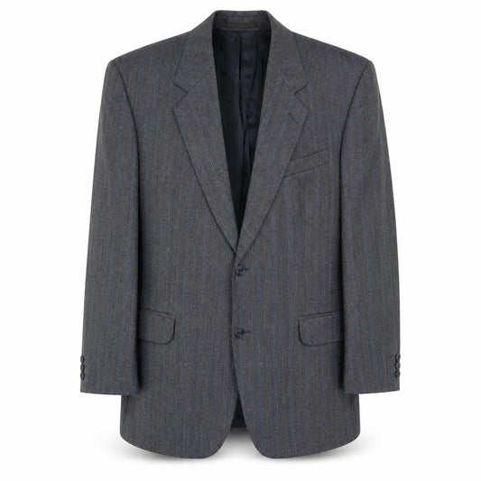 James Barry Mens Blue Striped Wool Jacket Suit Jacket Size 42 Regular