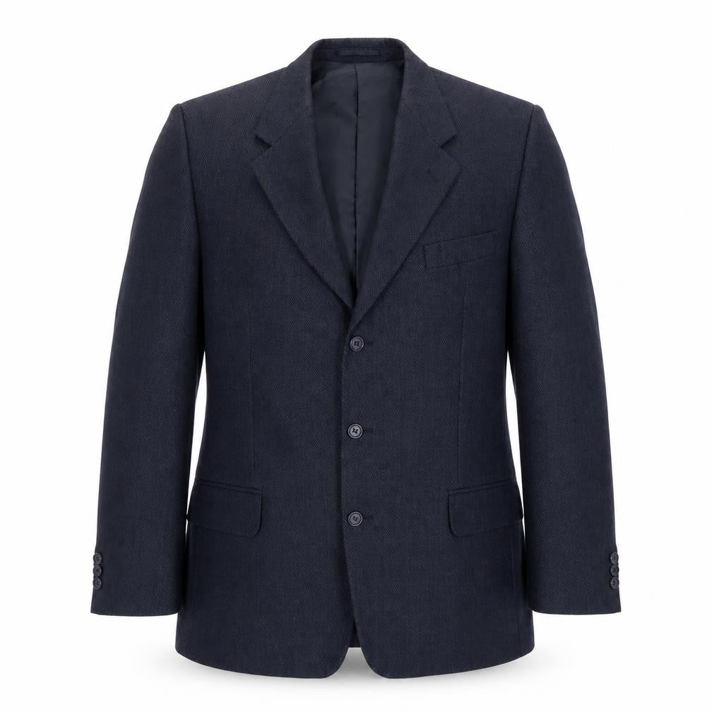 Burton Mens Blue Polyester Jacket Suit Jacket Size 42 Regular