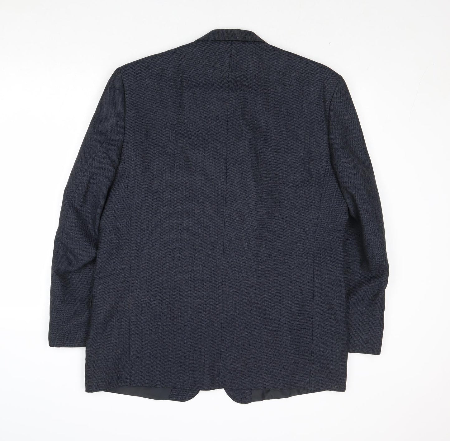Burton Mens Blue Polyester Jacket Suit Jacket Size 42 Regular