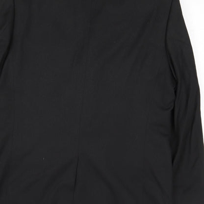 Butler & Webb Mens Black Polyester Jacket Suit Jacket Size 42 Regular