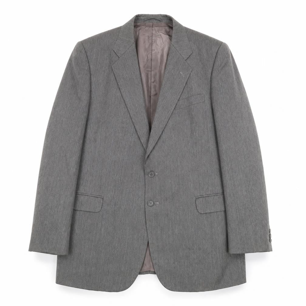 St Michael Mens Grey Wool Jacket Suit Jacket Size 44 Regular
