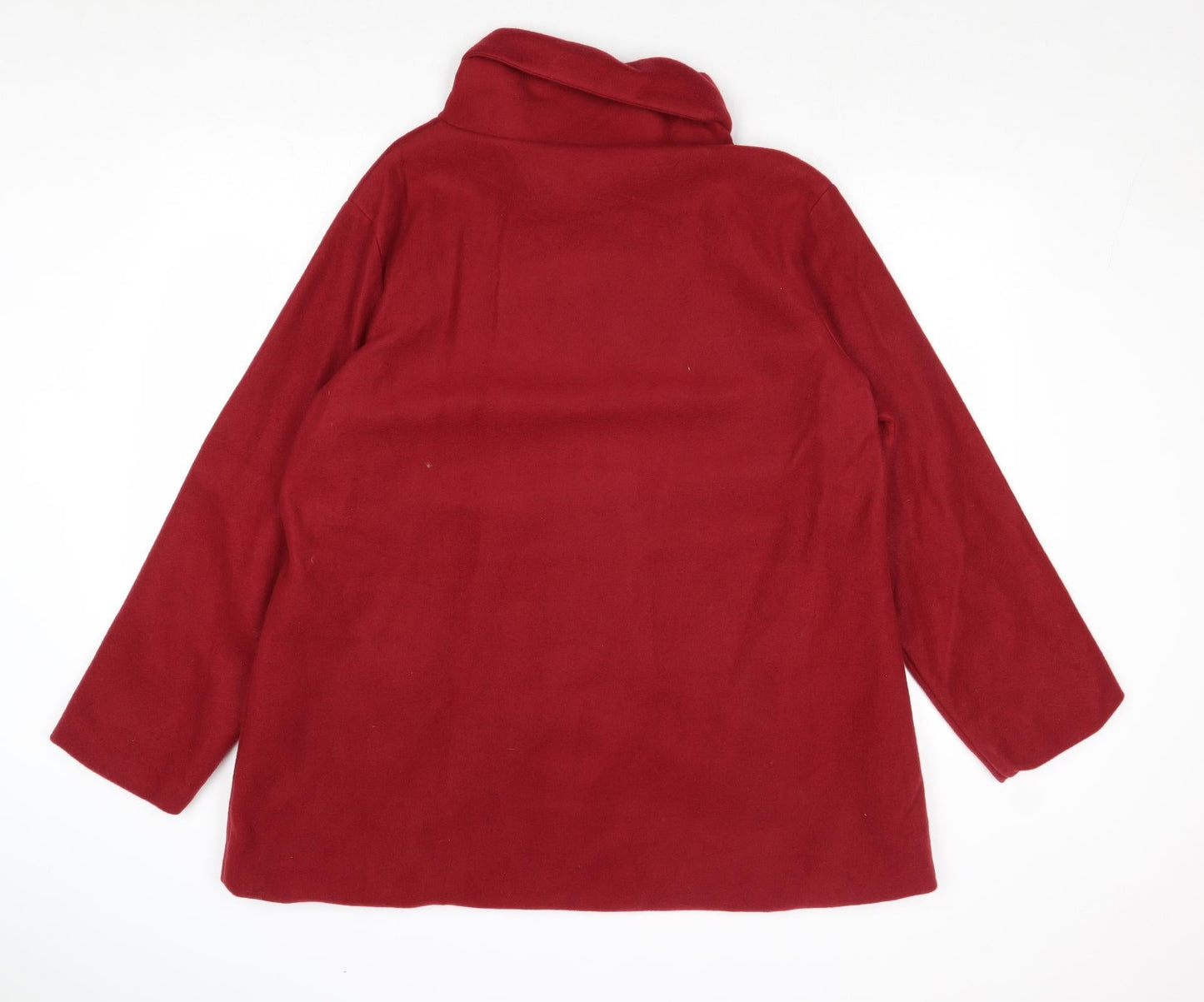 Gabriella Vicenza Womens Red Jacket Size 16 Button