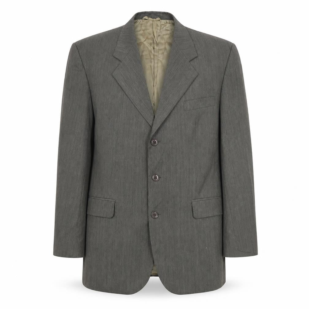 Hugo James Mens Grey Wool Jacket Suit Jacket Size 40 Regular