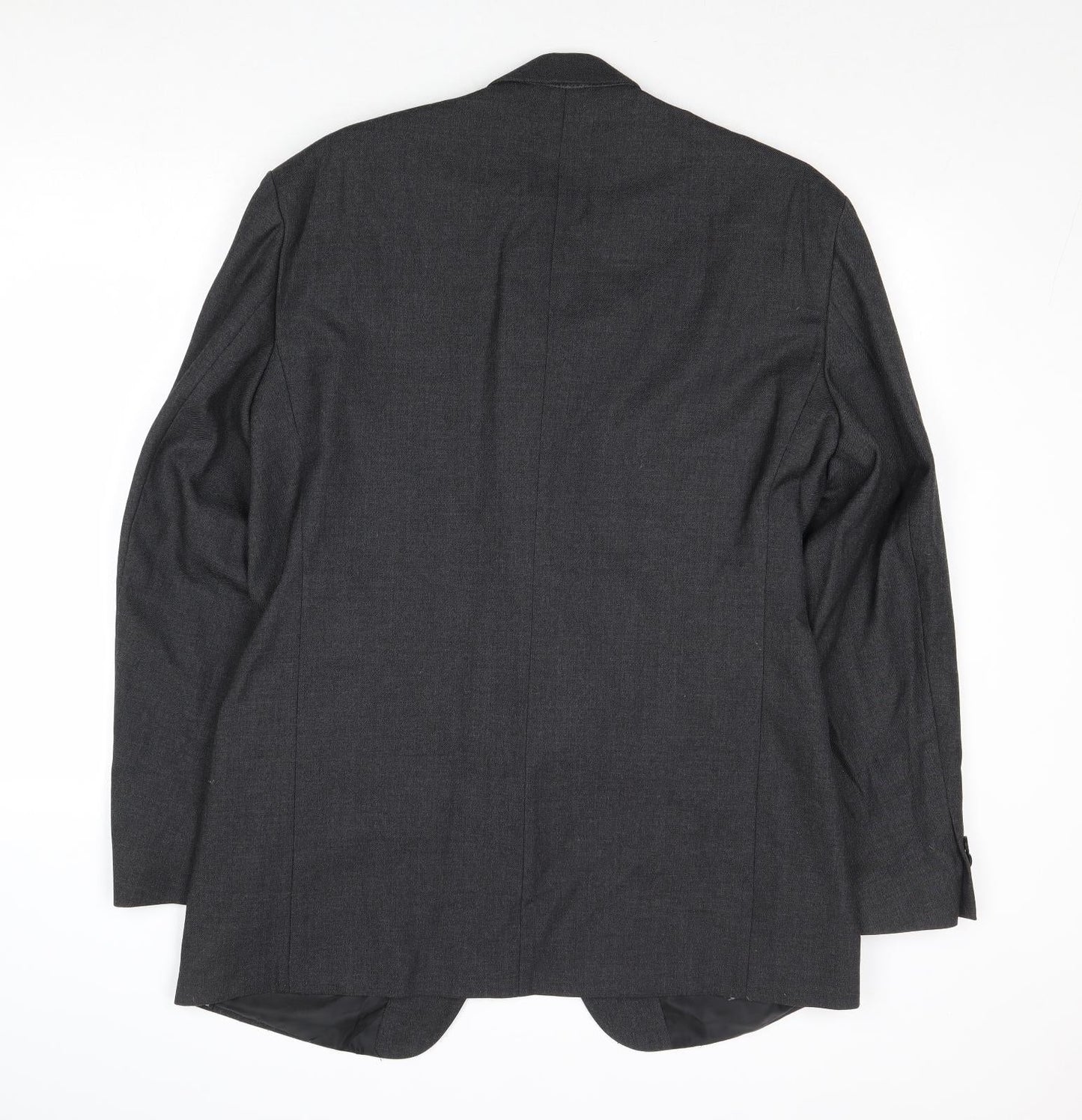 James Barry Mens Grey Wool Jacket Suit Jacket Size 42 Regular