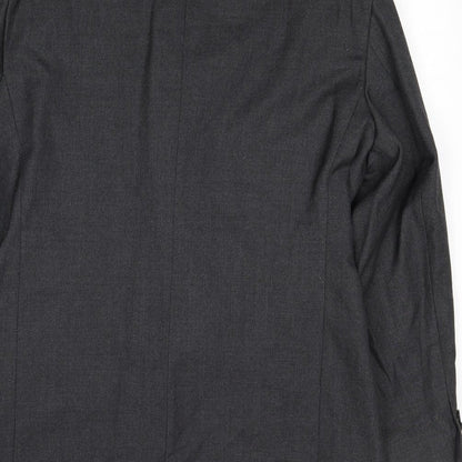James Barry Mens Grey Wool Jacket Suit Jacket Size 42 Regular