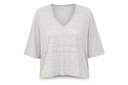 Next Womens Grey V-Neck Viscose Pullover Jumper Size L