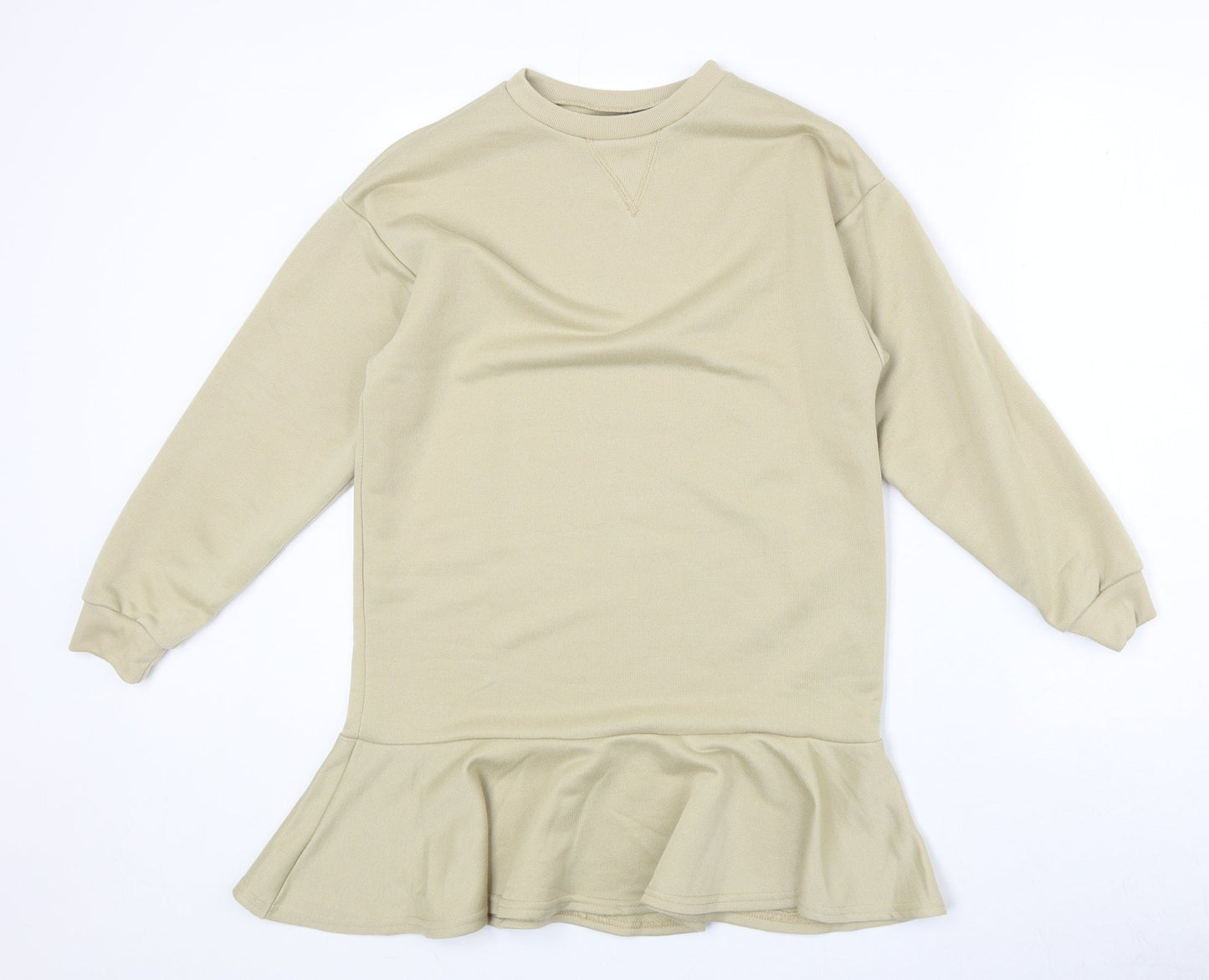 ASOS Womens Beige Polyester Pullover Sweatshirt Size 8 Pullover