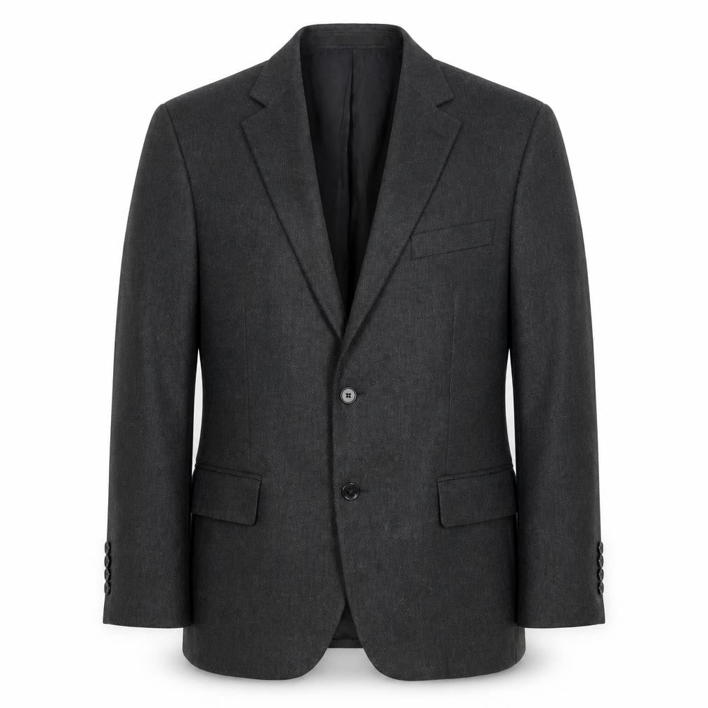 Marks & Spencer Mens Grey Polyester Jacket Suit Jacket Size 38 Regular