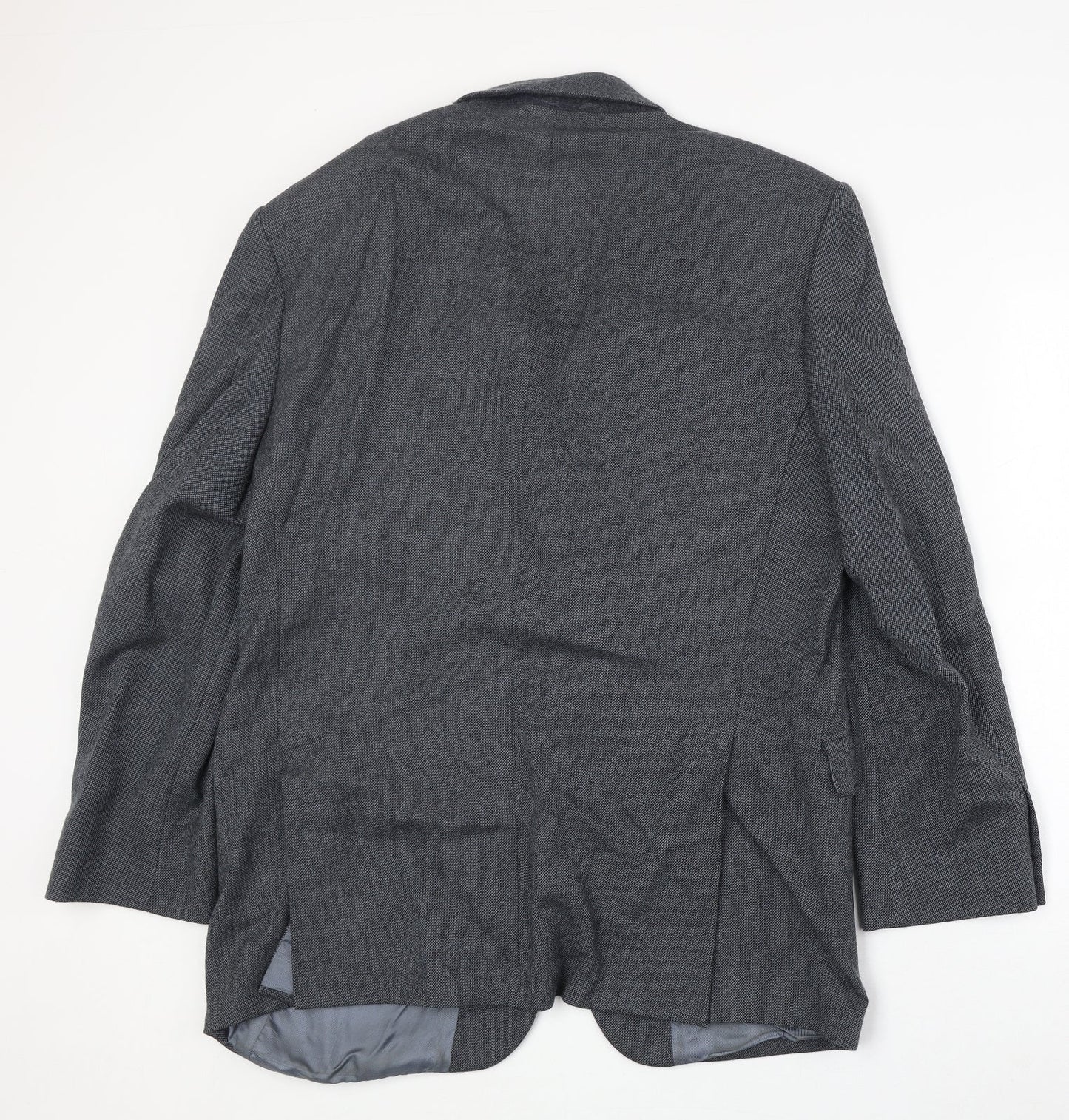 Marks and Spencer Mens Blue Wool Jacket Suit Jacket Size 42 Regular