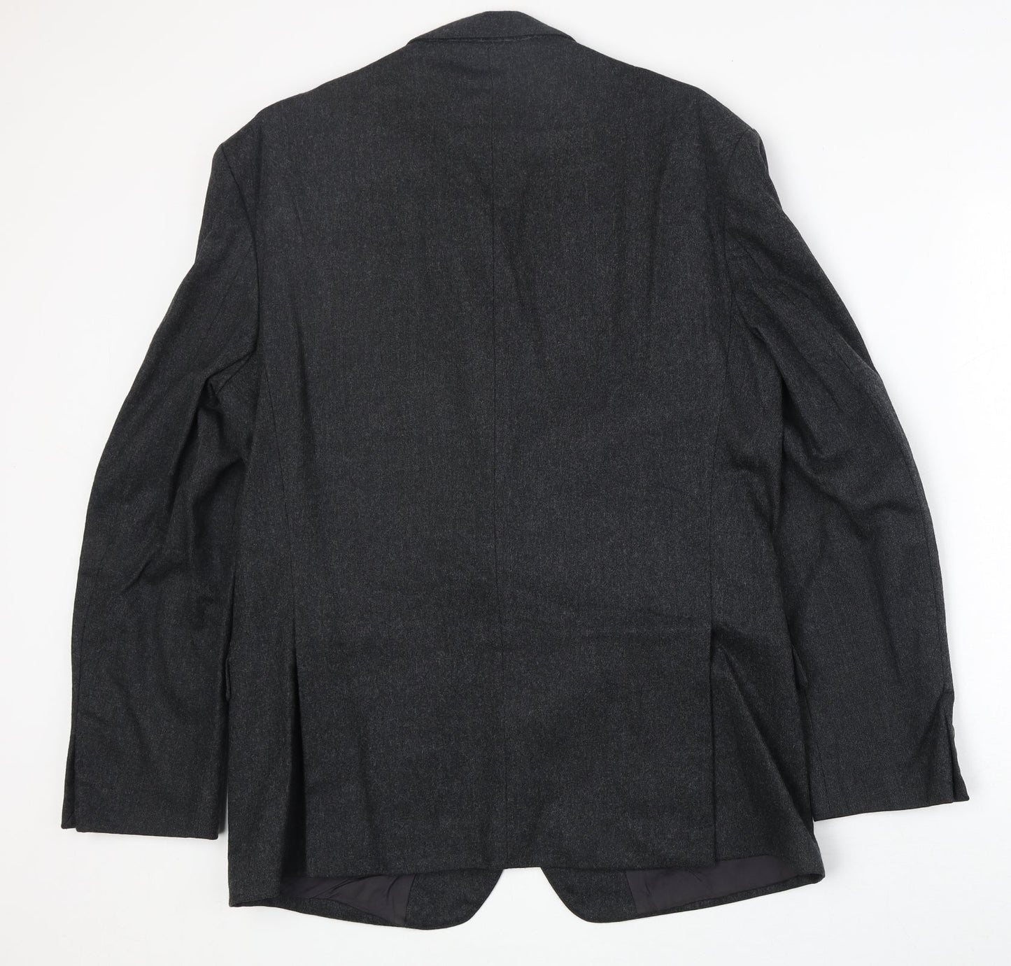 Burton Mens Grey Wool Jacket Suit Jacket Size 40 Regular