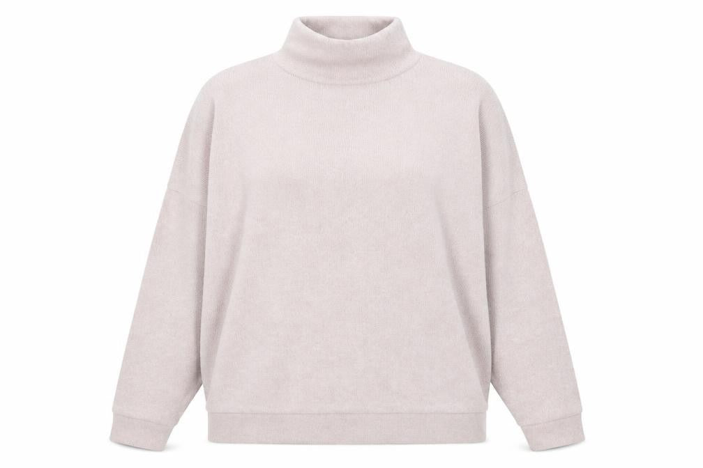 New Look Womens Pink High Neck Polyester Pullover Jumper Size M